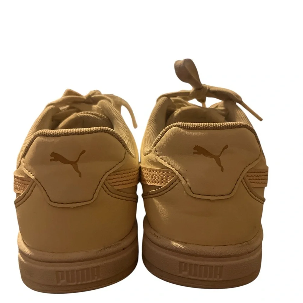 Puma Off-White Leather Sneakers